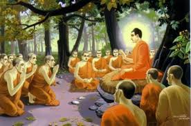 Buddhist Guru and Disciples