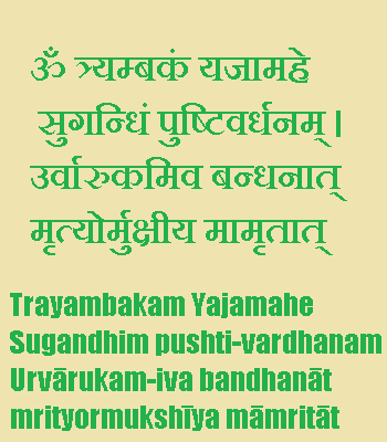 sri maha mrityunjaya mantra