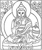 Maitreya appears to Asanga