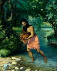 Bharata saves baby Doe