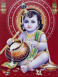 Lord Krishna Eating Butter