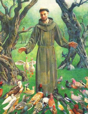 Saint Francis of Assisi with the Birds